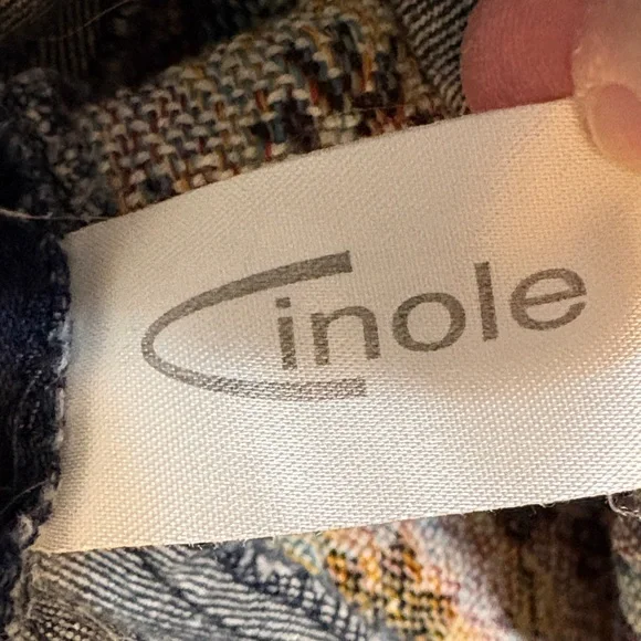 Cinole Floral Tapestry Panel Denim Mini Skirt Sz. Medium - Picture 8 of 10